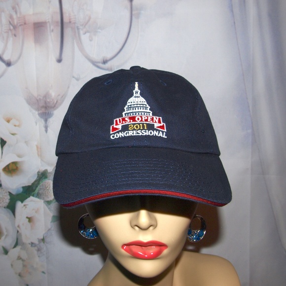 2011 U.S. Open Golf Hat Congressional USGA Member Embroidered Like New - Picture 1 of 4
